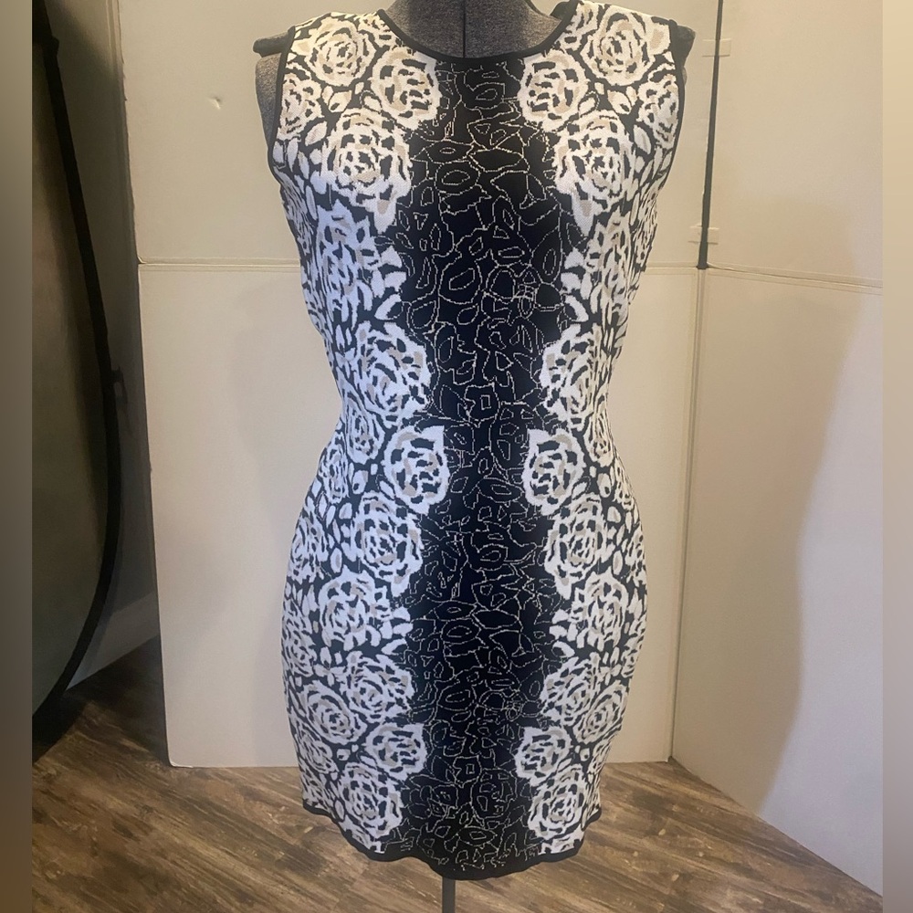 BCBG beautiful cheetah inspired dress